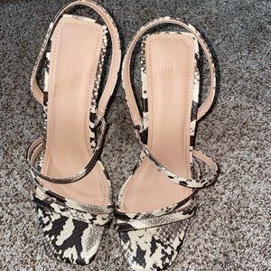 Truffle collection from Asos strappy heeled sandals womens size 38 us 7.5